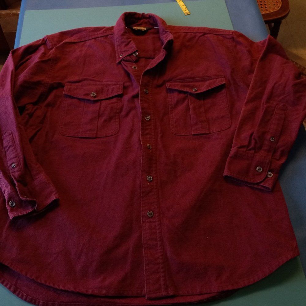 Guide Gear Cotton Long Sleeve Men's Large Shirt, Country Core